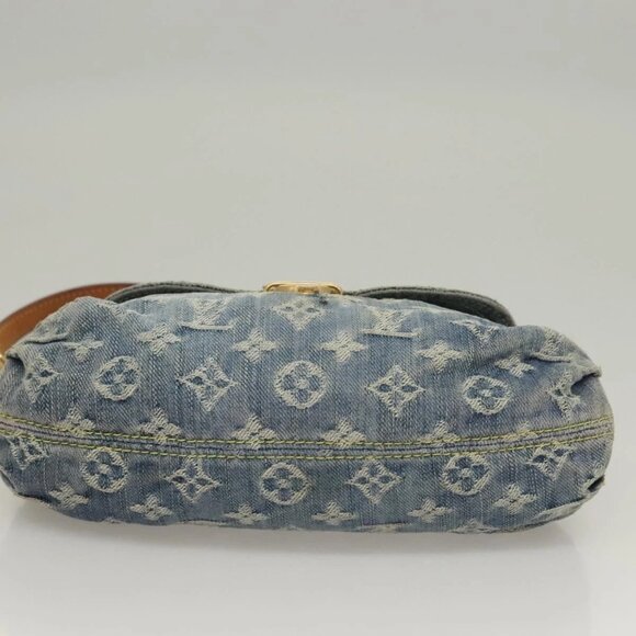 LOUIS VUITTON Monogram Denim Mini Preity Shoulder Bag Blue M95050 Auth 133187 - Picture 7 of 16